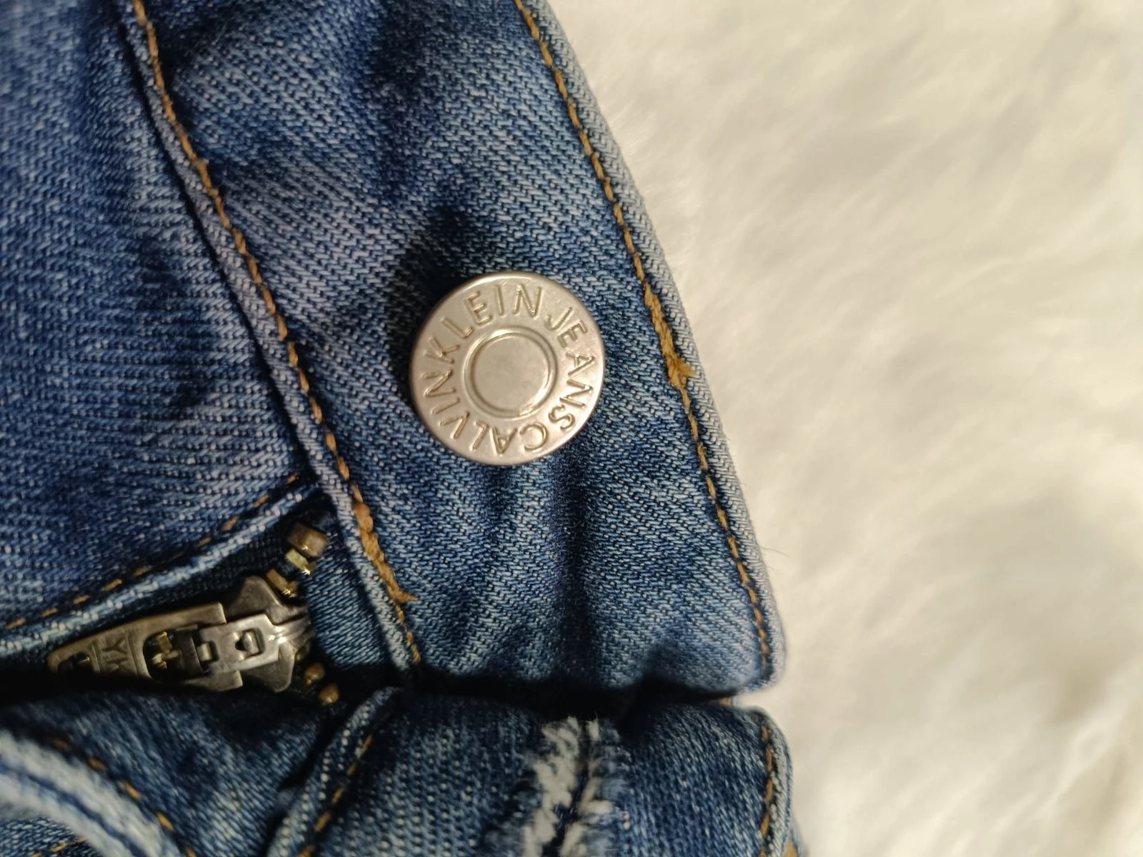 falda Calvin Klein vaquera algodón - jupe en jean mini femme – photo 15